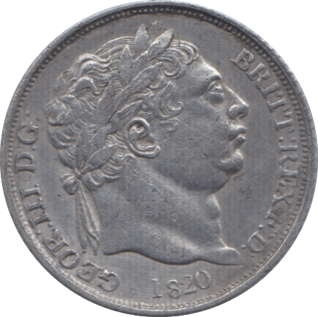 1820 SIXPENCE ( GVF ) I