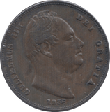 1836 FARTHING ( GVF ) - Farthing - Cambridgeshire Coins