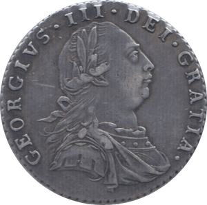 1787 SIXPENCE ( GVF ) 1