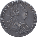 1787 SIXPENCE ( GVF ) 1