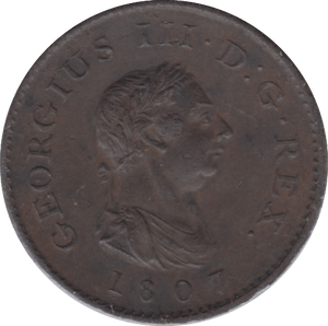 1807 FARTHING ( GVF ) 3