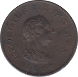 1807 FARTHING ( GVF ) 3