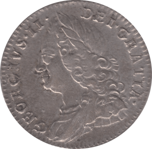 1758 SIXPENCE ( EF )