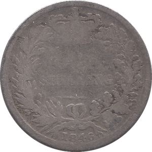 1846 SHILLING ( FAIR ) - Shilling - Cambridgeshire Coins