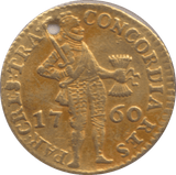 1760 GOLD DUCAT HOLLAND