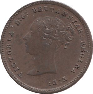 1843 HALF FARTHING ( AUNC ) B - Half Farthing - Cambridgeshire Coins