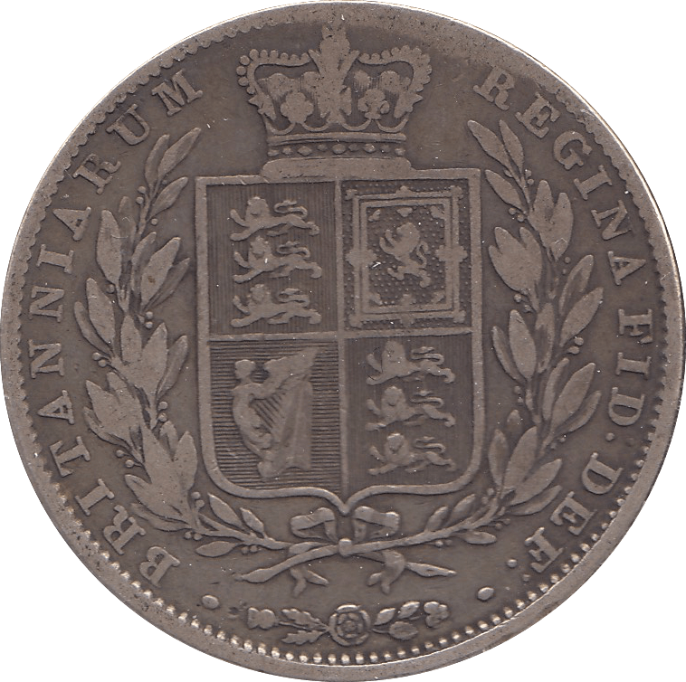 1840 HALFCROWN ( F ) - Halfcrown - Cambridgeshire Coins