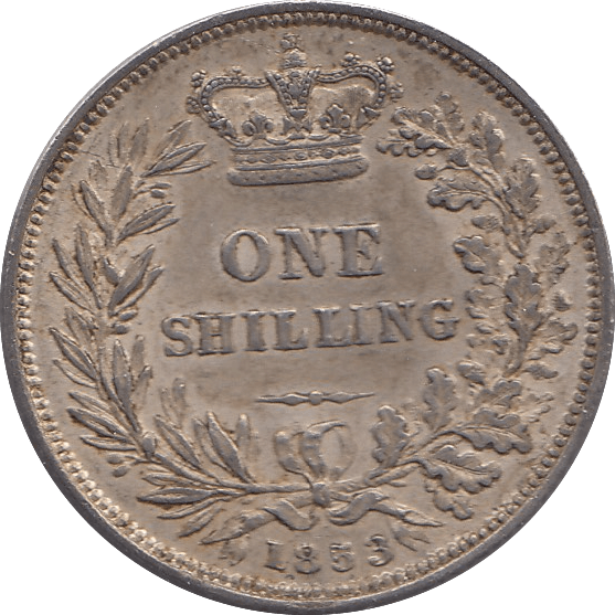 1853 SHILLING ( UNC ) B - Shilling - Cambridgeshire Coins