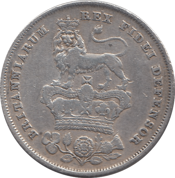 1826 SHILLING ( F ) F - Shilling - Cambridgeshire Coins