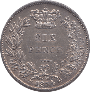 1834 SIXPENCE ( GVF ) - Sixpence - Cambridgeshire Coins