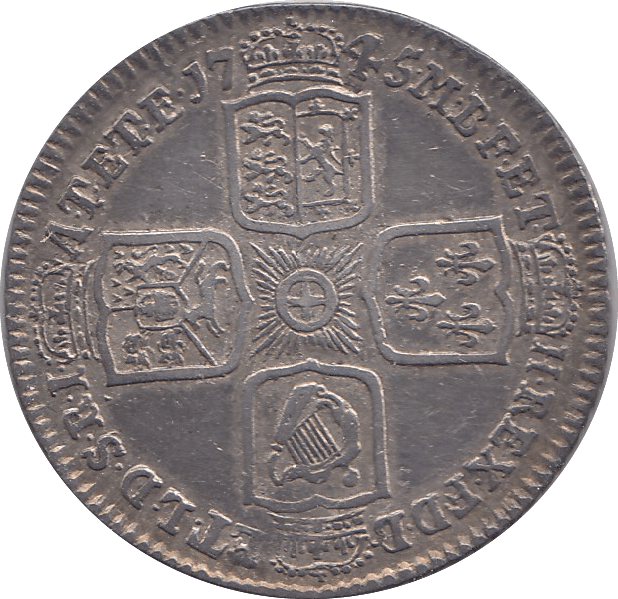 1745 SHILLING ( EF ) B