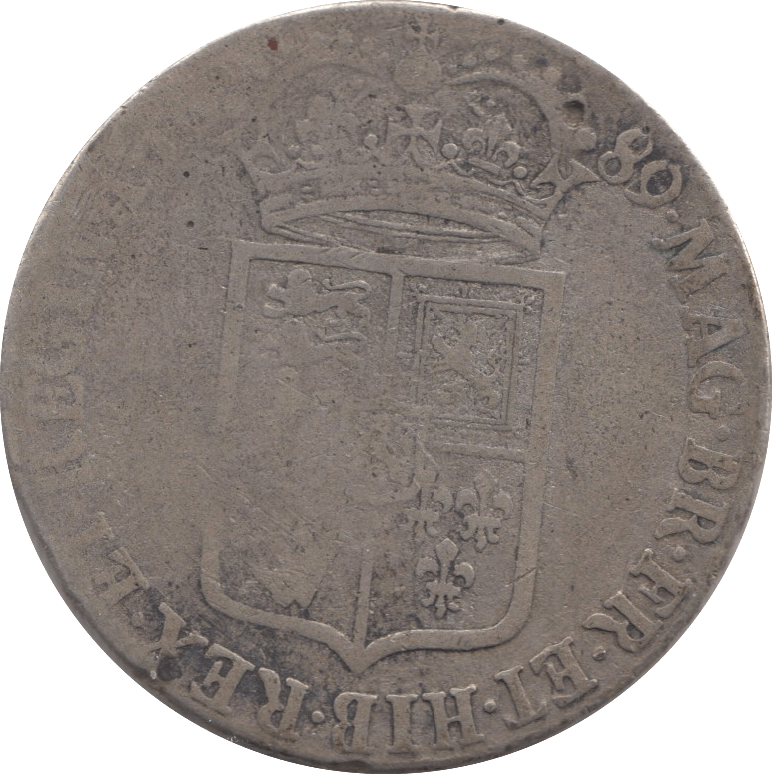 1689 HALFCROWN ( NF ) 1