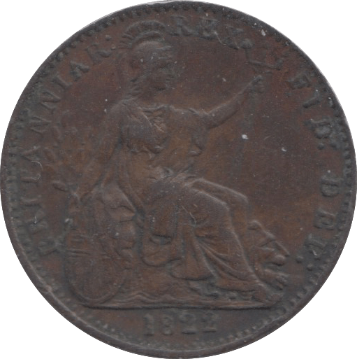 1822 FARTHING ( VF ) 1