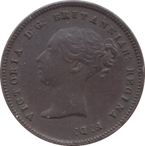 1844 HALF FARTHING ( EF ) 3 - Half Farthing - Cambridgeshire Coins