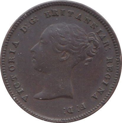 1844 HALF FARTHING ( EF ) 3 - Half Farthing - Cambridgeshire Coins