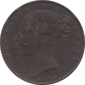 1854 FARTHING ( GF ) 6 - Farthing - Cambridgeshire Coins