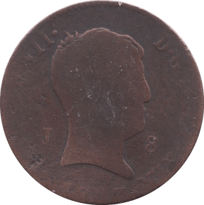 1827 Spain 8 maravedis J ( F ) - WORLD COINS - Cambridgeshire Coins