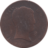 1827 Spain 8 maravedis J ( F ) - WORLD COINS - Cambridgeshire Coins