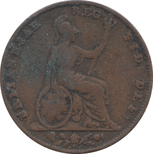 1845 FARTHING ( F ) - Farthing - Cambridgeshire Coins