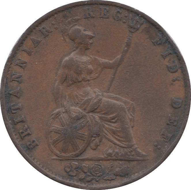 1854 HALFPENNY ( VF ) - Halfpenny - Cambridgeshire Coins