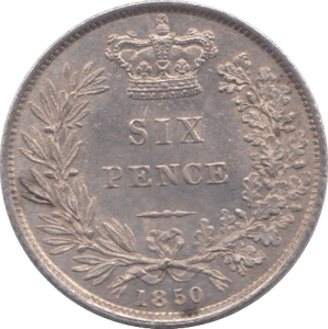 1850 SIXPENCE( UNC ) - Shilling - Cambridgeshire Coins