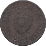 1811 HALFPENNY TOKEN WORCESTER ( REF 12 )