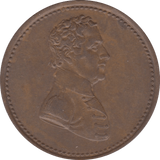 1825 HALFPENNY TOKEN TO FACILITATE TRADE CANADA ( REF 8 ) - Token - Cambridgeshire Coins