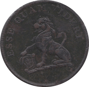 1812 HALFPENNY TOKEN HULL ( REF 7 )