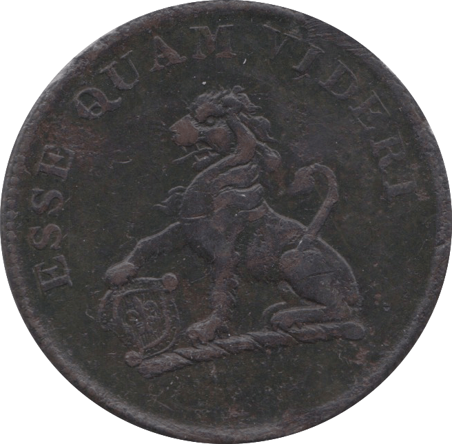 1812 HALFPENNY TOKEN HULL ( REF 7 )