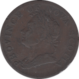 1832 HALFPENNY TOKEN NOVA SCOTIA CANADA ( REF 13 ) - Token - Cambridgeshire Coins