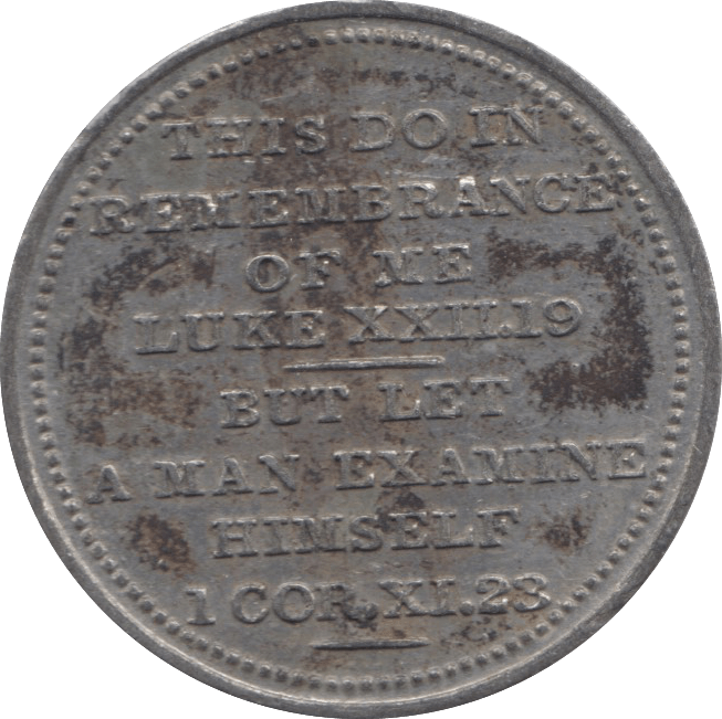 1831 TOKEN NORTH CHURCH ABERDEEN SCOTTISH PEW TOKEN ( REF 32 ) - Token - Cambridgeshire Coins