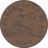 1825 HALFPENNY TOKEN TO FACILITATE TRADE CANADA ( REF 8 ) - Token - Cambridgeshire Coins
