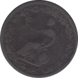 1814 HALFPENNY TOKEN EAGLE ( REF 17 )