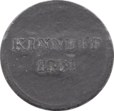 1831 TOKEN KINNEFF COMMUNION ( REF 28 ) - Token - Cambridgeshire Coins