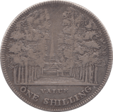 1811 SILVER TOKEN ONE SHILLING CHELTENHAM ( REF 30 )