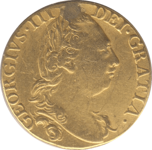 1779 GOLD ONE GUINEA GOLD ( GVF )