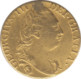 1779 GOLD ONE GUINEA GOLD ( GVF )