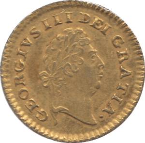 1800 GOLD THIRD GUINEA ( GVF ) GOLD GEORGE III
