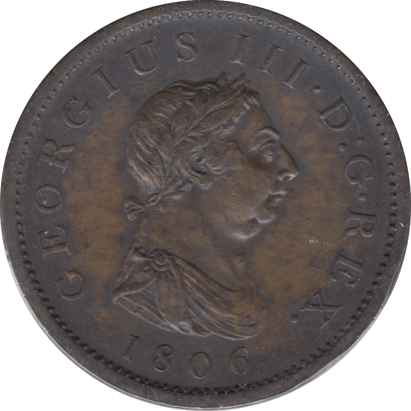 1806 PENNY ( EF ) 5