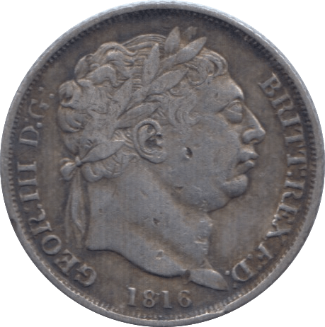 1816 SIXPENCE ( VF ) I