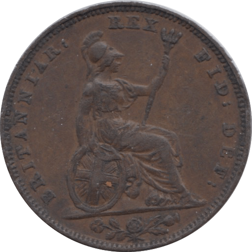 1834 FARTHING ( GVF ) 3 - Farthing - Cambridgeshire Coins
