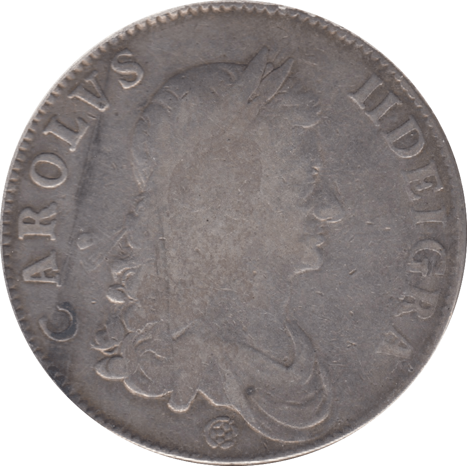 1662 CROWN ROSE BELOW BUST ( FINE )