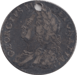 1758 SHILLING ( GF ) HOLED 5