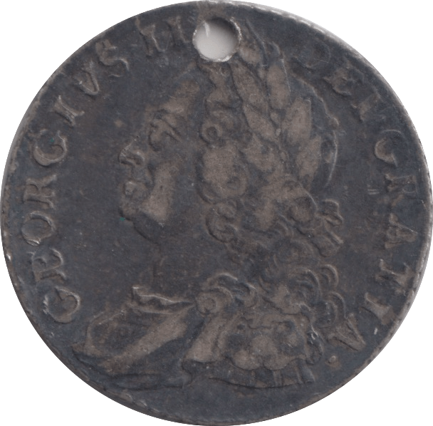 1758 SHILLING ( GF ) HOLED 5
