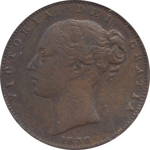 1838 FARTHING ( VF ) - Farthing - Cambridgeshire Coins