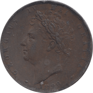 1826 FARTHING ( VF ) - Farthing - Cambridgeshire Coins