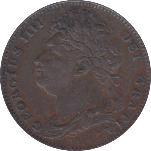 1823 FARTHING ( VF )