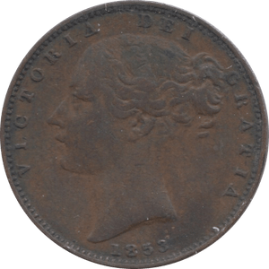 1853 FARTHING ( VF ) - Farthing - Cambridgeshire Coins