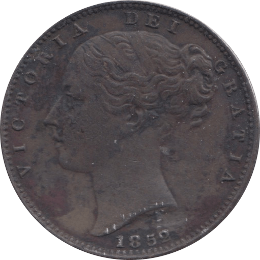 1852 FARTHING ( VF ) - Farthing - Cambridgeshire Coins