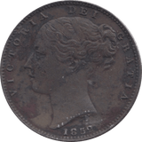 1852 FARTHING ( VF ) - Farthing - Cambridgeshire Coins